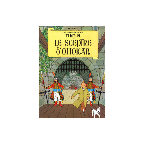 Affiche Tintin Le Sceptre d'Ottokar