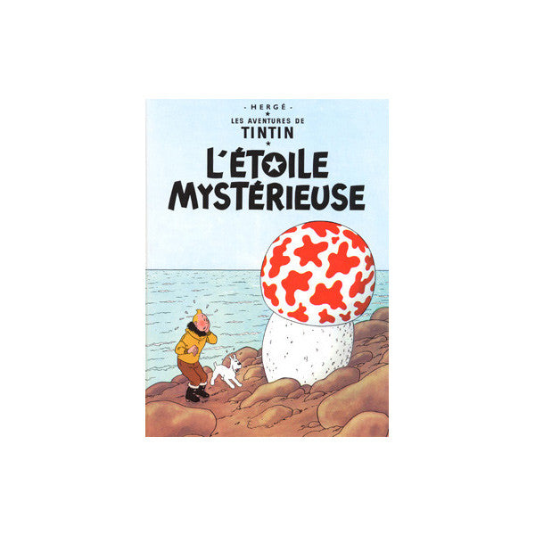 Affiche Tintin L'Étoile mystérieuse