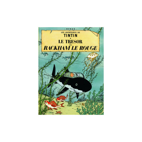 Affiche Tintin Le trésor de Rackham le Rouge